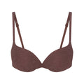 EVERYDAY COTTON ULTIMATE TEARDROP PUSH-UP BRA | COCOA HEATHER