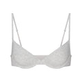 EVERYDAY COTTON UNLINED DEMI BRA | LIGHT HEATHER GREY