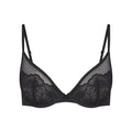 SKIMS LACE UNLINED DEMI BRA | ONYX